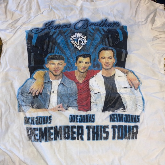 jonas brothers tour t shirt White Size Small - Picture 3 of 4